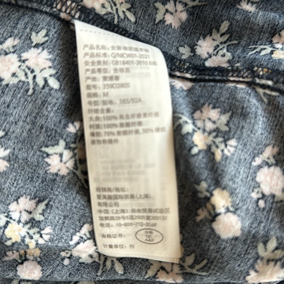 Navy floral print dress - Picture 6 of 8